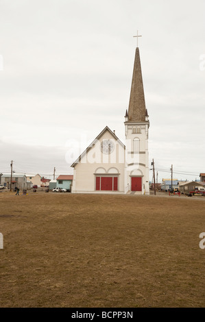 OLD SAINT JOSEPH CHURCH IN ANVIL CITY SQUARE Stock Photo