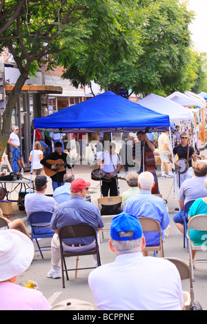 Blue Grass Music Leaf and String Festival Galax Virginia Stock Photo