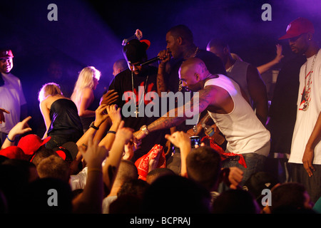 The Game performs at Jake's Nightclub and Bar in Bloomington, Indiana. Stock Photo
