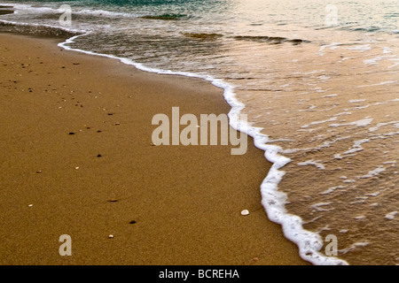 The beach near Sirolo Conero Regional Park Ancona Italy Stock Photo