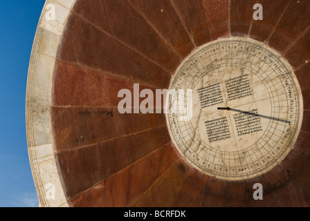 One of the instruments in Jantar Mantar observatory, Jaipur, India Stock Photo