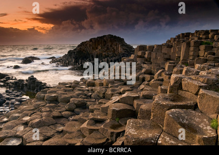 The Giant's Causeway, County Antrim, Northern Ireland, UK Stock Photo