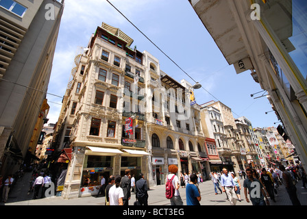 ISTANBUL, TURKEY. Istiklal Caddesi in Beyoglu district. 2009. Stock Photo