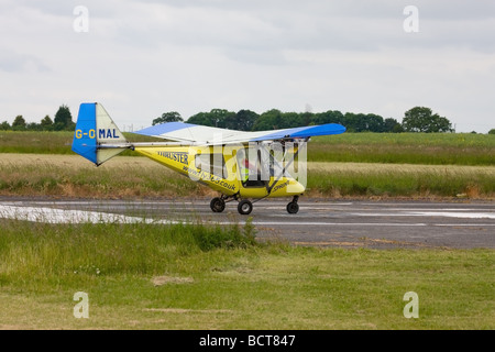 Thruster T600N 450 Sprint G-OMAL about to take-off from Wickenby Airfield Stock Photo