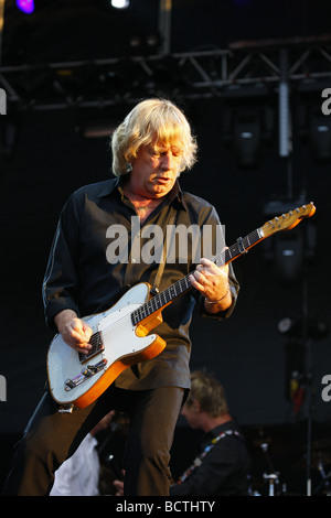 Rick Parfitt, Status Quo, British rock musicians, Open Air Festival, Muehldorf am Inn, Bavaria, Germany Stock Photo