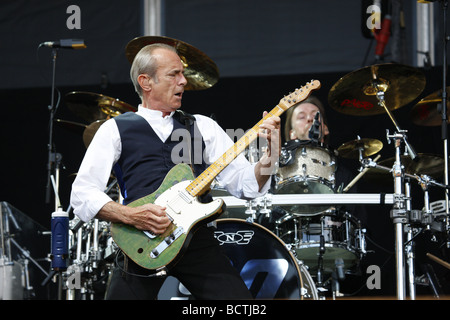 Francis Rossi, Status Quo, British rock musician, Open Air Festival, Muehldorf am Inn, Bavaria, Germany Stock Photo