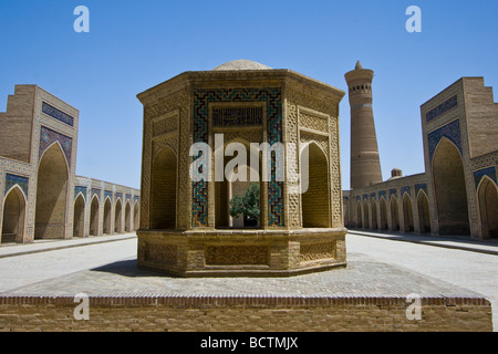 Kalon Mosque or Jama Masjid in Bukhara Uzbekistan Stock Photo