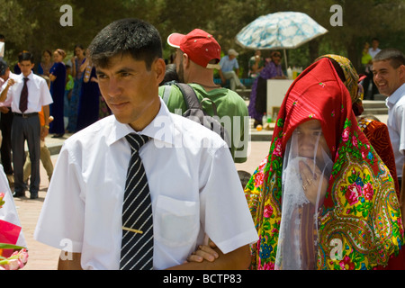 Wedding in Mary Turkmenistan Stock Photo