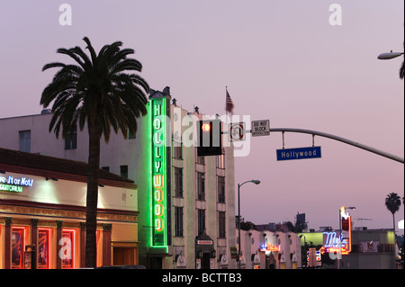 USA California Los Angeles Hollywood Boulevard Stock Photo