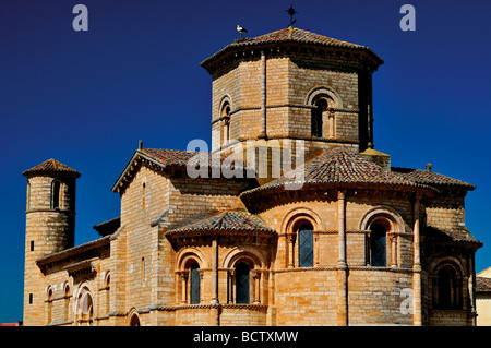 Spain, St. James Way: Romanesque temple of the Iglesia San Martin in Fromista Stock Photo