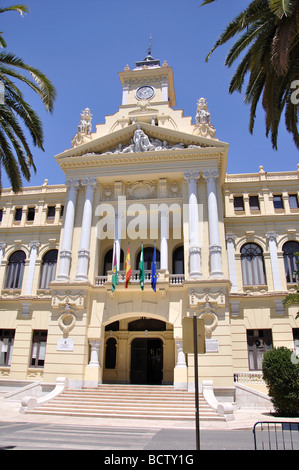 Ayuntamiento (Town Hall), Avenue de Cervantes, Malaga, Costa del Sol, Malaga Province, Andalusia, Spain Stock Photo