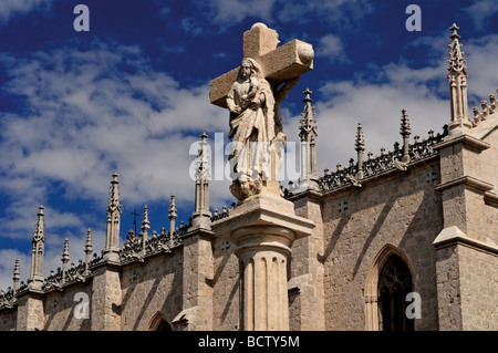 Spain, St. James Way: Monastary Cartuja Santa Maria de Miraflores in Burgos Stock Photo