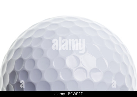 golf ball isolated on white background Stock Photo