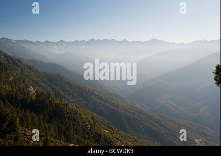 USA California King s Canyon National Park Sierra Nevada from Moro Rock Stock Photo