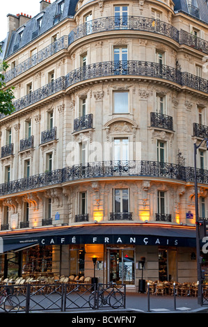 Cafe Francais, Paris France Stock Photo