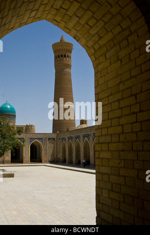 Kalon Mosque or Jama Masjid in Bukhara Uzbekistan Stock Photo