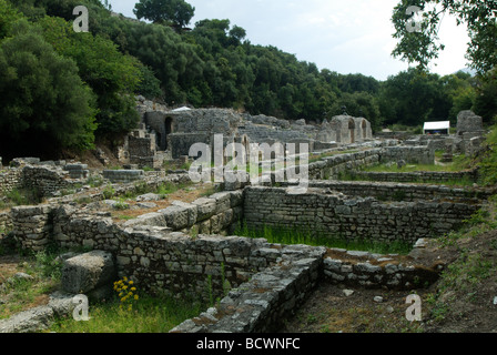 The Sanctuary of Asclepius at Butrint in Albania Stock Photo