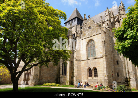 St Malo church in Dinan in Brittany, France Stock Photo