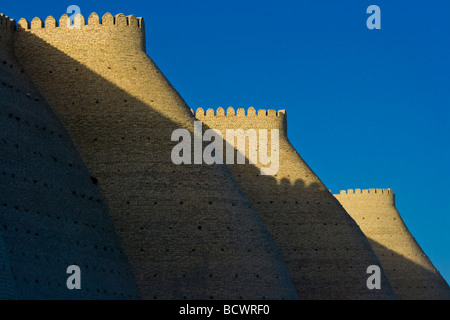 Walls of the Ark in Bukhara Uzbekistan Stock Photo