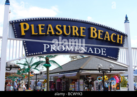 The Pleasure Beach at Skegness, Lincolnshire, England, U.K. Stock Photo