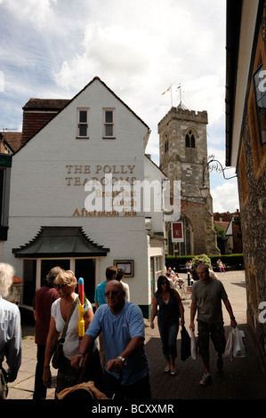 The Maltings and St Thomas's Square Salisbury Wiltshire England Stock Photo