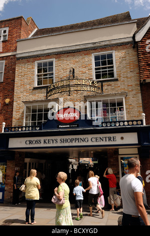 Cross Keys Shopping Centre Queen Street Salisbury Stock Photo