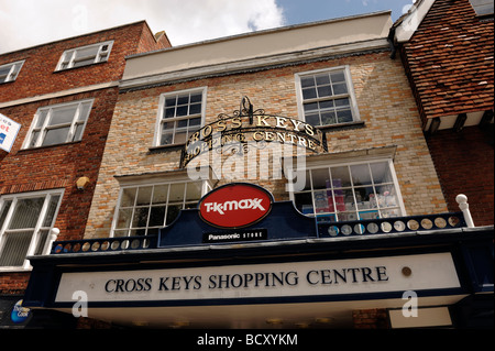 Cross Keys Shopping Centre Queen Street Salisbury Stock Photo