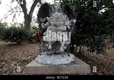 Micanopy historic cemetery Micanopy Florida Stock Photo