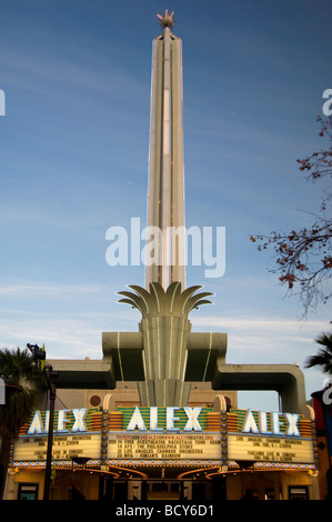 Art Deco Theater Stock Photo