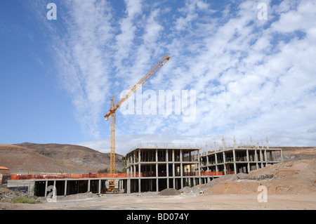 Construction site on Canary Island Fuerteventura, Spain Stock Photo
