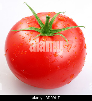 tomato on a white background Stock Photo