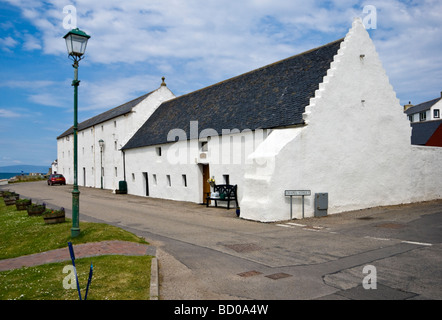 Telford House at the harbour in Portmahomack Easter Ross Scotland Stock Photo