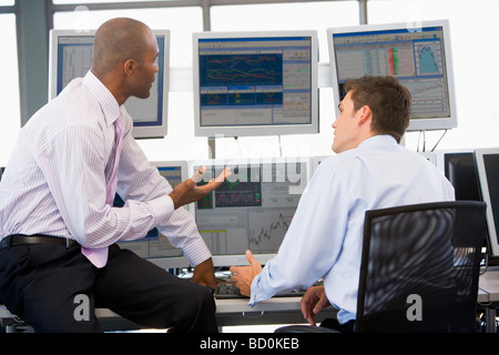 Colleagues In Discussion Stock Photo