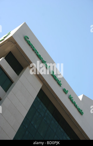 Commercial Bank of Kuwait Sign Headquarters Stock Photo