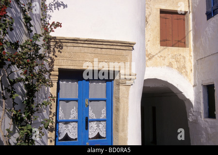 traditional house in Kythira town Kythira island Eptanese Greece Stock Photo