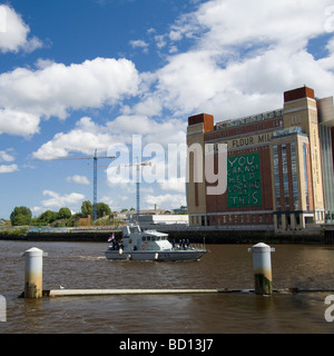 Baltic Flour Mill, Gateshead Quays, Gateshead, now called Baltic Centre for Contemporary Art. Stock Photo