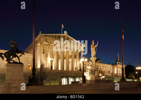 Parlament parliament, Vienna, Austria, Europe Stock Photo