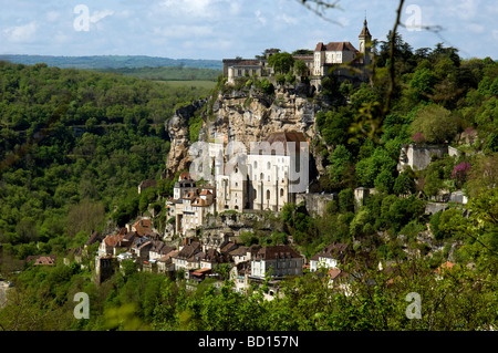 Rocamadour in southwest France Stock Photo