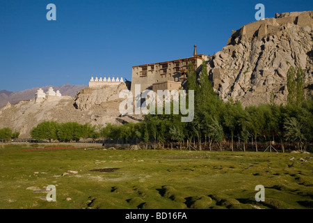 Shey Palace in high altitude region of Ladakh in Jammu & Kashmir. India Stock Photo