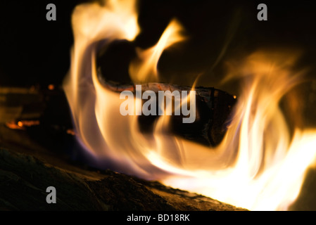 Fire, close-up Stock Photo