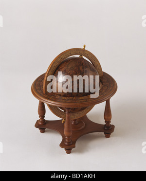 Antique Globe Map with white background Stock Photo - Alamy