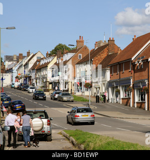 New Alresford West Street town centre market town in Hampshire England UK Stock Photo