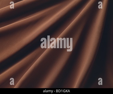 Brown fabric close up full frame Stock Photo