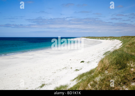 Dunes at Cille Pheader on the west coast of South Uist, Scotland Stock Photo
