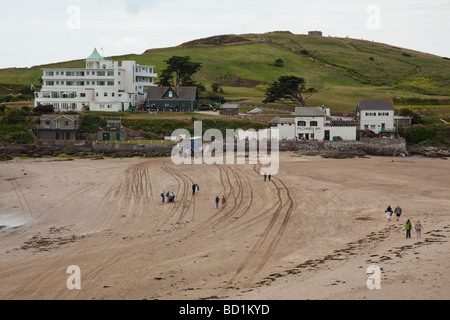 Burgh Island Hotel Devon England Stock Photo