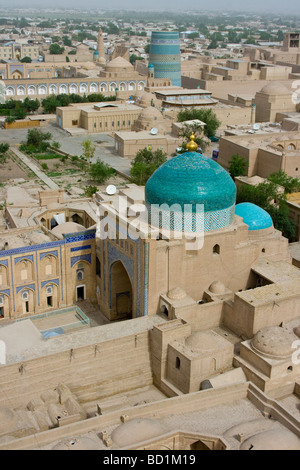 Pahlavon Mohammed Mausoleum in Khiva Uzbekistan Stock Photo