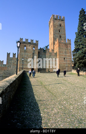 The Fortress of Castell Arquato Piacenza Italy Stock Photo