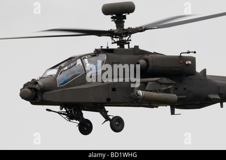 Fairford Airshow Sunday 2009 Westland Apache AH-64 Longbow Army Air Corps Middle Wallop The Blue Eagles Stock Photo