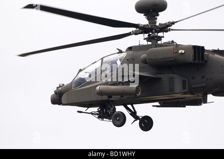 Fairford Airshow Sunday 2009 Westland Apache AH-64 Longbow Army Air Corps Middle Wallop The Blue Eagles Stock Photo