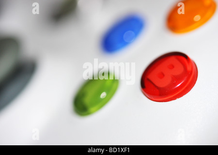 Close-up of video game controller Stock Photo
